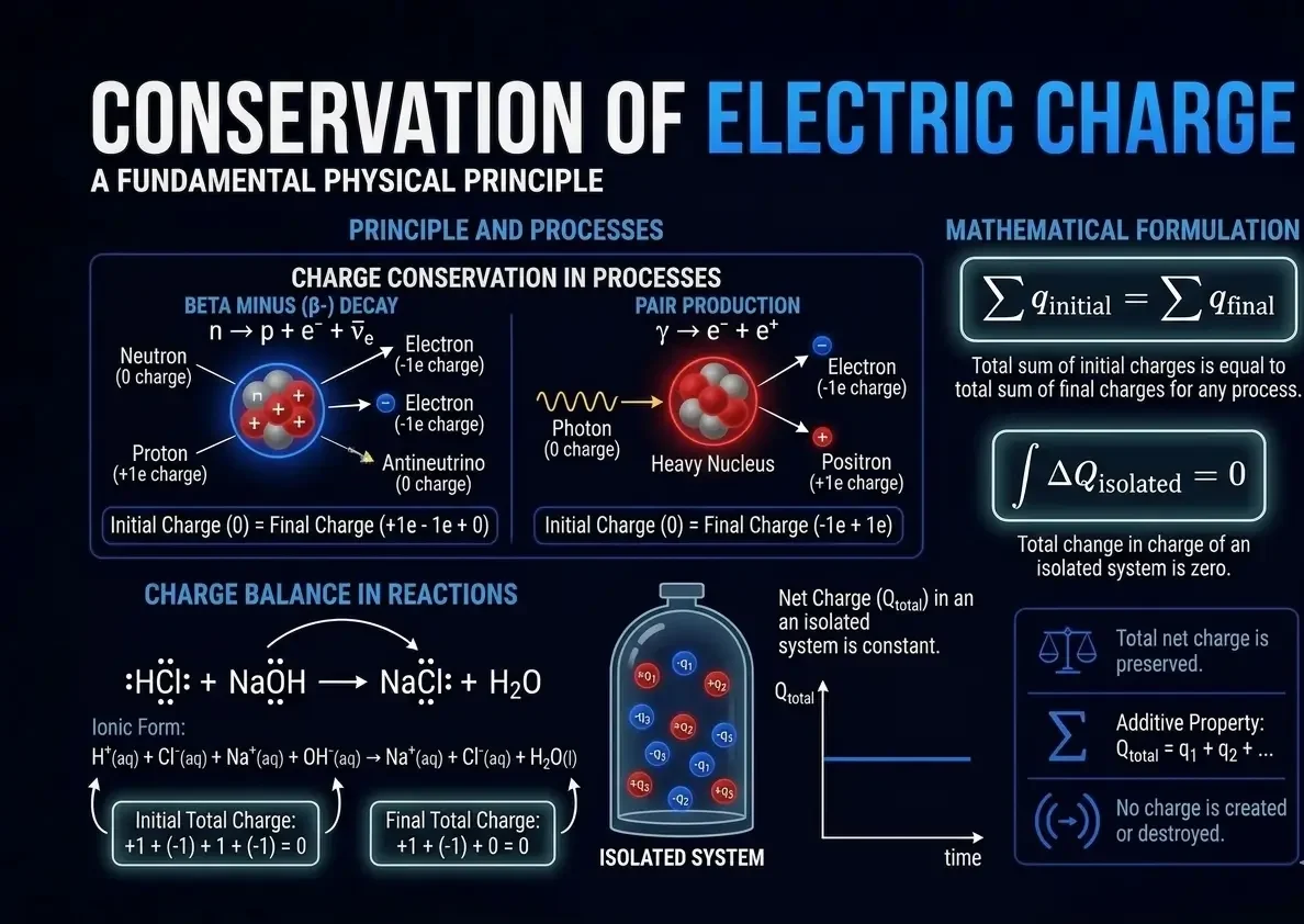 Coulomb’s Law 3 Conservation of electric charge