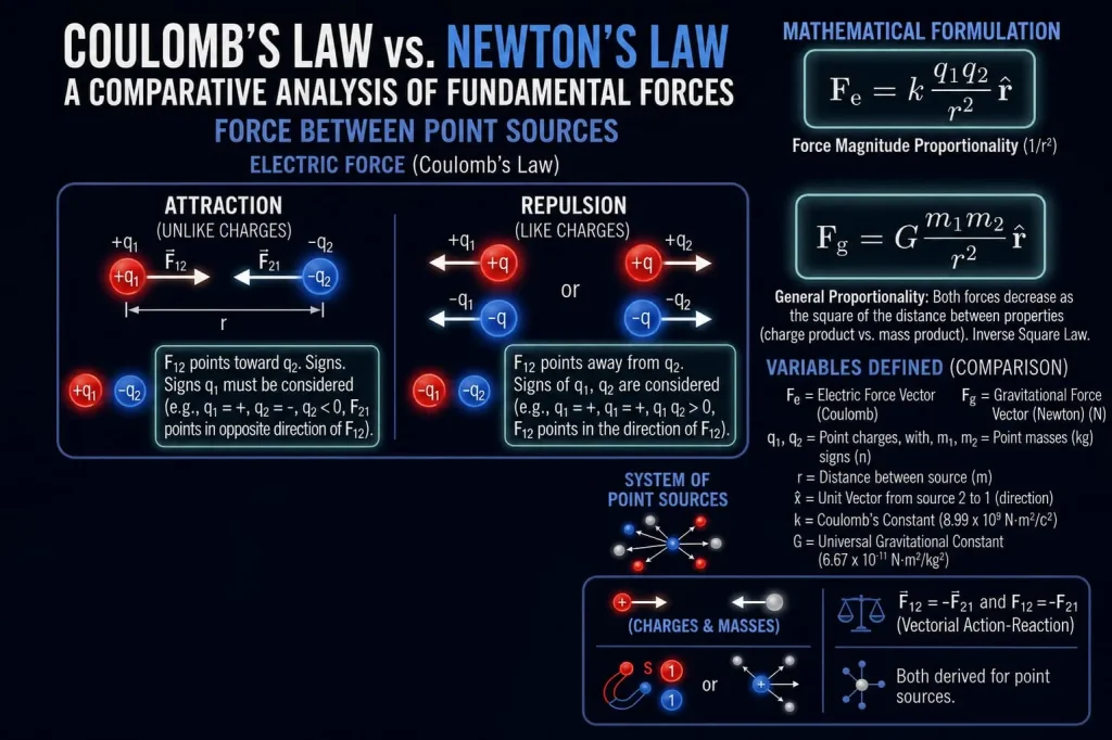 Coulomb’s Law 6 Coulomb’s Law and Newton’s Law of Gravitation
