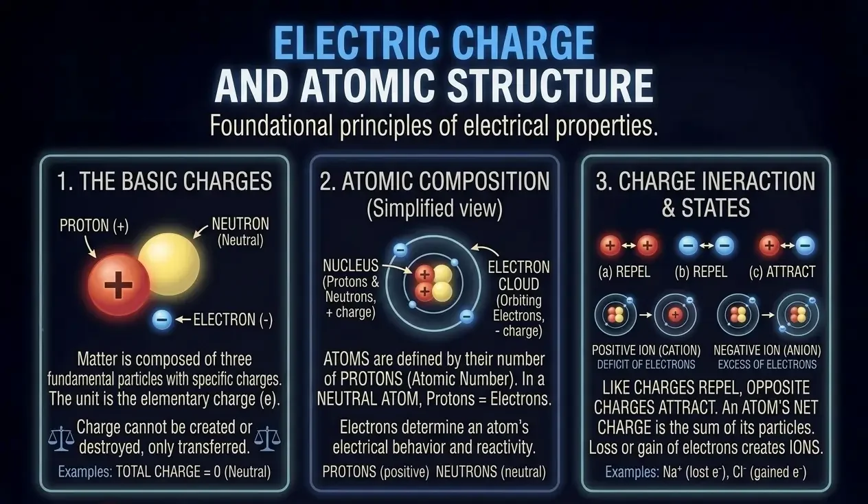 Coulomb’s Law 9 Electric Charge and atomic structure