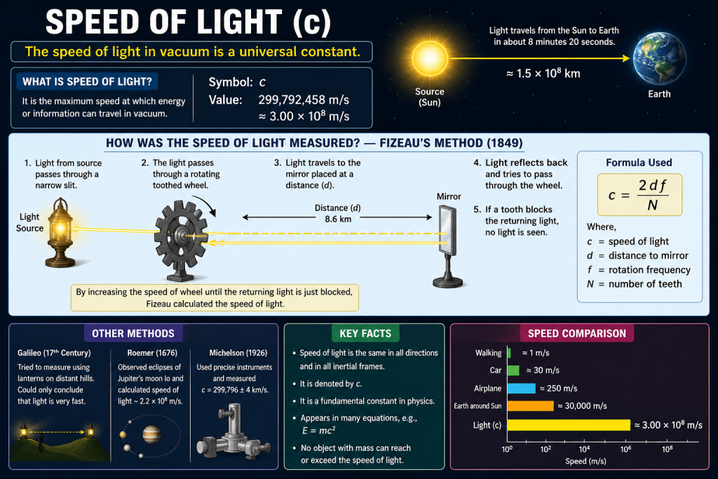 Speed of Light 3 How Was the Speed of Light Measured