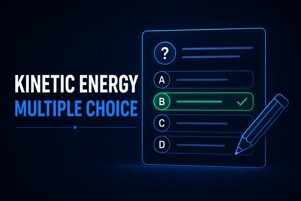 Kinetic Energy(MCQs) 4 Kinetic Energy MCQs Feature Image