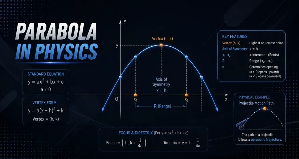 Projectile Motion 3 Parabola in Physics