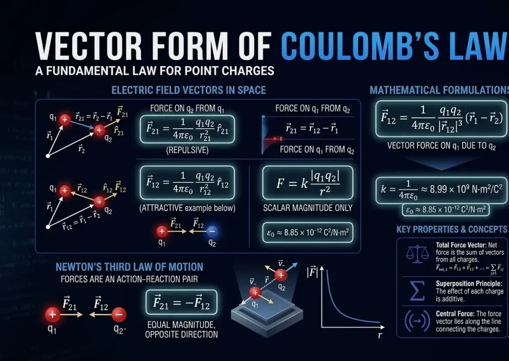 Coulomb’s Law 5 Vector Form of Coulomb’s Law